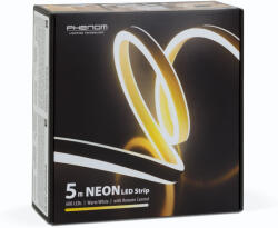 PHENOM NEON LED szalag - melegfehér - 5 m - 220-240V - 2835 SMD - 120 LED/m - 6W/m (55863)