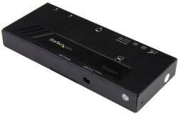 StarTech Switch KVM Startech VS221HD4KA, 2x HDMI, Black (VS221HD4KA)