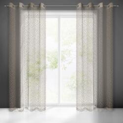 Eurofirany Amanda hálós szerkezetű fényáteresztő függöny Bézs 140x250 cm - emag