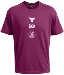 Under Armour Project Rock Férfi szabadidős cipzár nélküli pulcsi Under Armour PJT RCK TERRY SS lila 1386880-505 - XXL