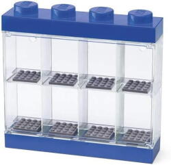 Room Copenhagen LEGO minifigures display case blue, storage box (transparent, transparent) (40650005)