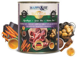 Happy&Fit Superior Dog Monoprotein konzerv friss bárányhús sárgarépával, burgonyával 800g
