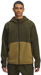 Under Armour Férfi szabadidős cipzár nélküli pulcsi Under Armour UNSTOPPABLE FLEECE EU FZ HOODIE zöld 1389352-308 - L