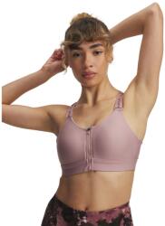 Under Armour Női merevítő sportmelltartó Under Armour INFINITY HIGH ZIP 2.0 BRA W rózsaszín 1384118-673 - L A-C