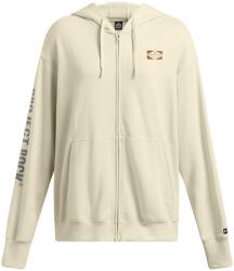 Under Armour Project Rock Női szabadidős cipzár nélküli pulcsi Under Armour PJT RCK HWT FZ HARD AT WRK W barna 1386446-273 - L