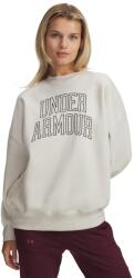 Under Armour Női szabadidős cipzár nélküli pulcsi Under Armour RIVAL FLEECE OS VARSITY CREW W fehér 6007880-110 - S