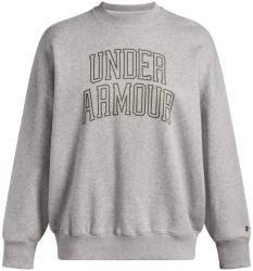 Under Armour Női szabadidős cipzár nélküli pulcsi Under Armour RIVAL FLEECE OS VARSITY CREW W szürke 6007880-014 - S