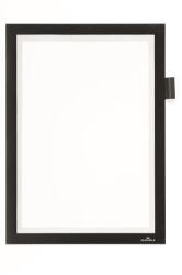 DURABLE Infokeret, A4, öntapadó, jegyzetelhető, DURABLE DURAFRAME® NOTE, fekete (DB499301) (499301)