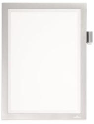 DURABLE Infokeret, A4, öntapadó, jegyzetelhető, DURABLE DURAFRAME® NOTE, ezüst (DB499323) (499323)