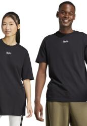 adidas Sportswear adidas Sportswear, Pamuttartalmú mintás póló, Fekete, Sárga, M (JN7367-M)