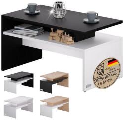 CASARIA Sacramento dohányzóasztal 92x50x47 cm - fehér/antracit (109568)