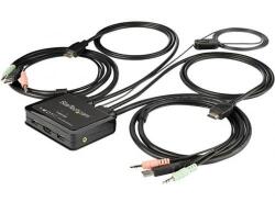 StarTech Switch KVM Startech SV211HDUA4K, 2x HDMI, Black (SV211HDUA4K) - intend