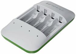 VARTA Akkutöltő Varta Eco Charger Pro Újrahasznosított, AA/AAA típushoz, fehér/zöld