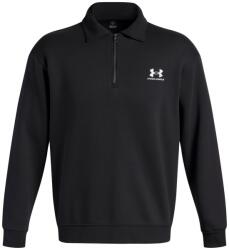 Under Armour Férfi szabadidős cipzár nélküli pulcsi Under Armour ICON FLEECE COLLAR 1/4 ZIP fekete 6004932-001 - M