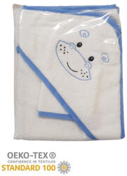 Stella fürdőlepedő hímzett 80x80cm Víziló - babamarket