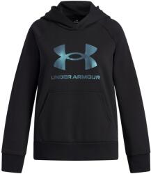 Under Armour Gyerek szabadidős cipzár nélküli pulcsi Under Armour G RIVAL FLEECE SHIMMER HOODIE fekete 6004118-005 - YXS