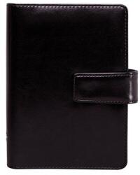 SATURNUS Kalendárium, gyűrűs, betétlapokkal, "M", műbõr, SATURNUS, "223", fekete (NKM223FK) - tutitinta