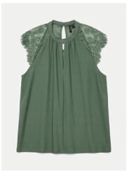 VERO MODA Női blúz, Vero Moda, 304785672, Újrahasznosított poliészter, S INTL, Zöld (0000304785672_S)