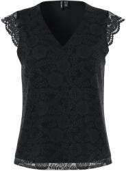 PIECES Női blúz Pieces, 17154614, Nejlon/Elasztán, S INTL, Fekete (0000304915536_S)