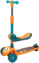 Action Popsicle Roller, Üléssel, Világító kerekekkel és zenével, Narancssárga (SRTV0399.1)