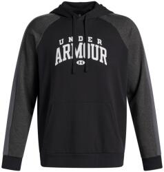 Under Armour Férfi szabadidős cipzár nélküli pulcsi Under Armour RIVAL FLEECE CB HOODIE fekete 6003958-001 - M