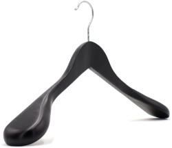  45cm Matt Fekete Széles Vállú Férfi Vállfa