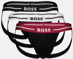 BOSS BOSS, 3 db-os logós jockstrap bugyi szett, bordó, fekete, XL (50517823-968-XL)