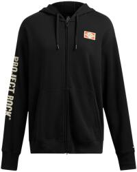 Under Armour Project Rock Női szabadidős cipzár nélküli pulcsi Under Armour PJT RCK HWT FZ HARD AT WRK W fekete 1386446-001 - XS
