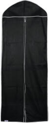  Zipzáras Fekete Ruhazsák Fehér Szegéllyel 180cm magas
