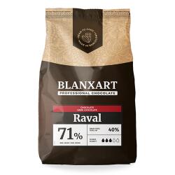 Norte Eurocao Blanxart Raval étcsokoládé korong 71% - Prémium minőség 1 kg