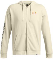 Under Armour Project Rock Férfi szabadidős cipzár nélküli pulcsi Under Armour PJT RCK HWT FZ TOOLS barna 1386898-273 - S