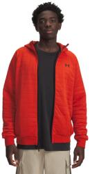 Under Armour Férfi szabadidős cipzár nélküli pulcsi Under Armour UNSTOPPABLE FLEECE TXTR FZ HOODIE narancssárga 6003869-842 - S