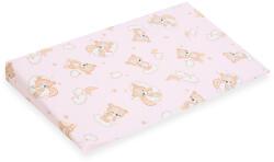 New Baby Baba párna huzat- ék alakú New Baby BASIC 59x37cm bear pink - pindurka