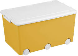 TEGA BABY Univerzális játékdoboz kerekeken Tega sárga