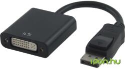  DisplayPort DVI-I Átalakító Fekete 15cm 12.99. 3133 (12.99.3133)