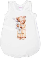 Asti Ujjatlan vékony pamut hálózsák Macis mintával 1 TOG - pindurka