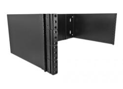 Delock 19" fali beszerelő rekesz összehajtható, 4U-s, fekete (43378) (43378)