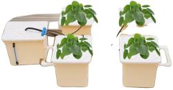  Hydroponics Grow System, 4 vödör, hatékony vízszivattyú, világos sárga