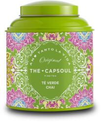 The Capsoul zöld tea, Chai, szűrős típusú, gyógynövényes, gyógyhatású, szív- és érrendszeri és légúti betegségekre, 100%-ban természetes összetevők, 100 g (167282)
