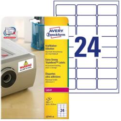  Etikett címke, 63, 5x33, 9mm, háromszor erősebben tapadó Avery (L6141-20)