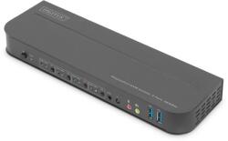 ASSMANN KVMP elosztó USB DisplayPort 1/4, Digitus