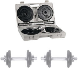 inSPORTline Súlyzó szett - 2x10 kg - Öntöttvas