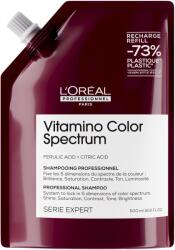 L'Oréal L’Oreal Professionnel Serie Expert Vitamino Color Spectrum sampon, festett hajra, színrögzítő, selymesebb és erősebb hajhoz, felurinsavval és citromsavval, szulfátmentes, vegán, 500 ml - emag - 11 353