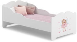 Kobi Anna gyermekágy matraccal 160x80 Lány szárnyakkal