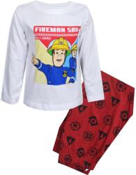  Fireman Sam Sam a tűzoltó hosszú pizsama 8 év (128 cm)