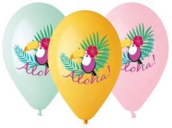  Tukán madár Aloha lufi szett/5db 33 cm