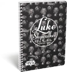 Lizzy Card Spirál füzet A4 vonalas Star Wars