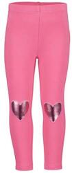  Blue Seven Szíves vastag meleg bélelt leggings magenta szín 2 év (92 cm)