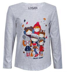 Losan Girls friends hosszú ujjú póló/felső glitteres 4-5 év (110 cm)
