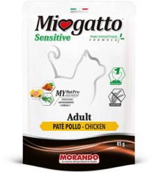  Miogatto Cat Adult Sensitive Paté Chicken 85g
